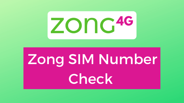 How to check zong number