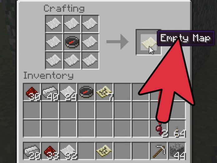How to make a compass in Minecraft?