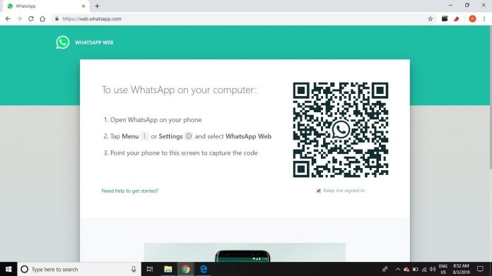 How to open WhatsApp in laptop?