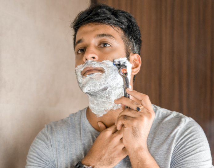 How to shave your face?