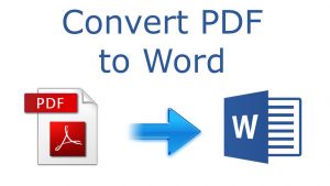 what is pdf to word converter